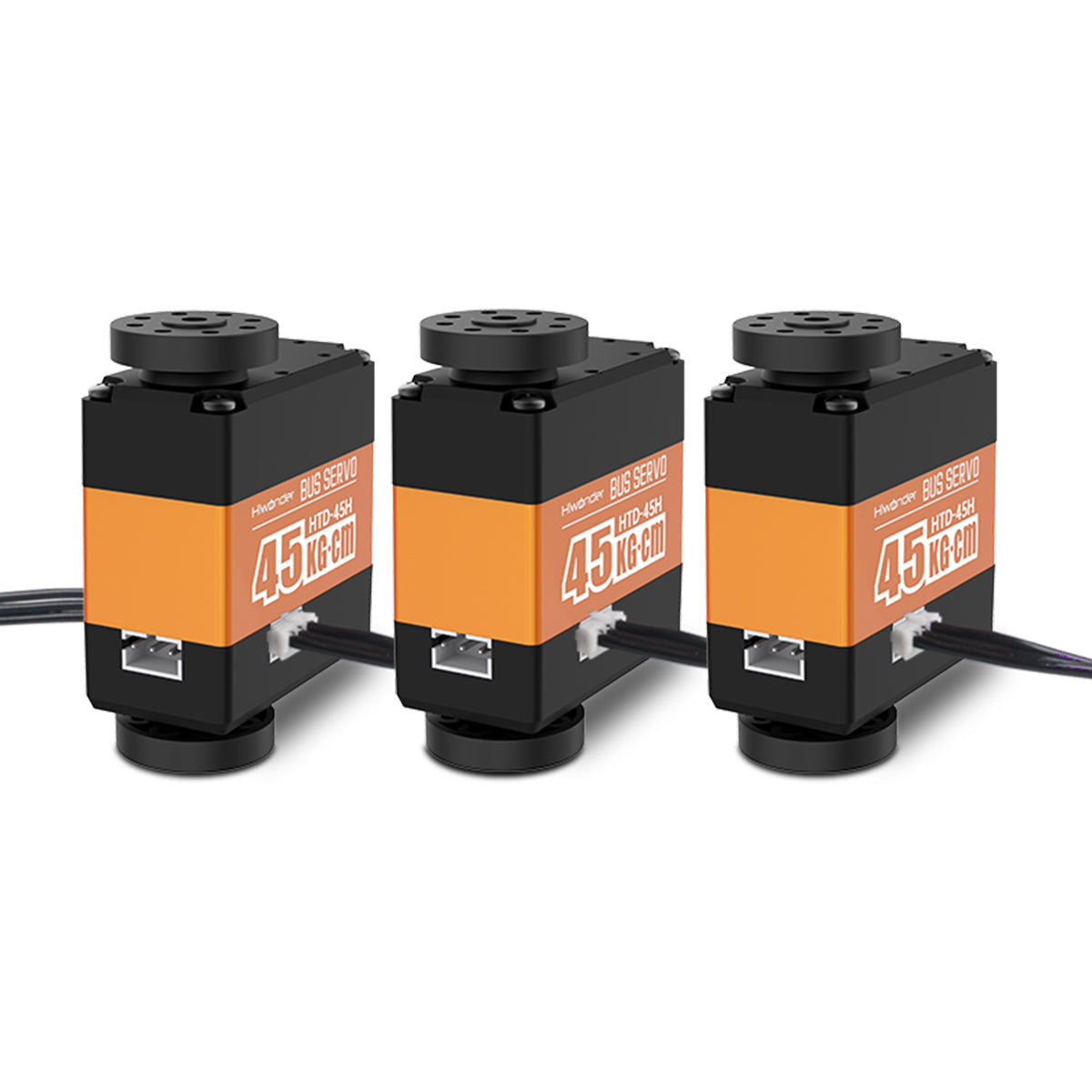 Hiwonder HTD-45H High Voltage Serial Bus Servo 45KG Torque with Three Connectors and Data Feedback